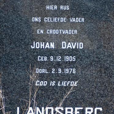 LANDSBERG John David 1905-1976