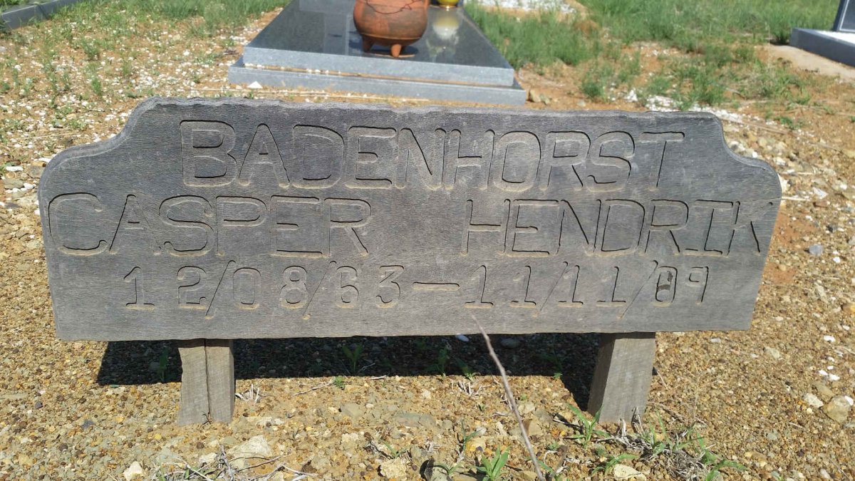 BADENHORST Casper Hendrik ??63-??09