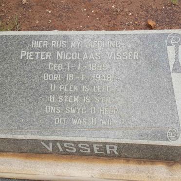 VISSER Pieter Nicolaas 1899-1948