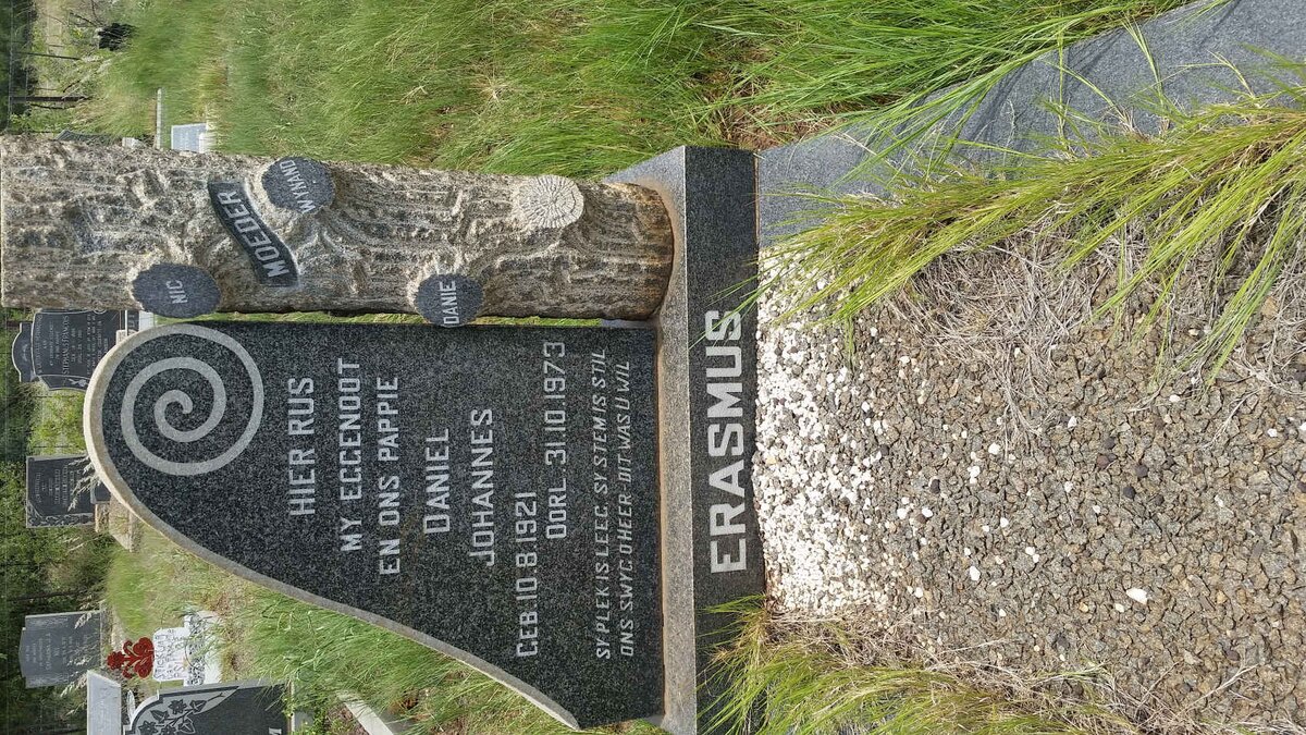 ERASMUS Daniel Johannes 1921-1973