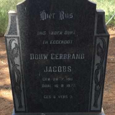 JACOBS Douw Gerbrand 1911-1975