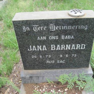 BARNARD Jana 1973-1973