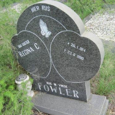 FOWLER Regina C. 1914-1990