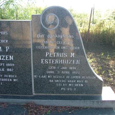 ESTERHUIZEN Petrus M. 1891-1975