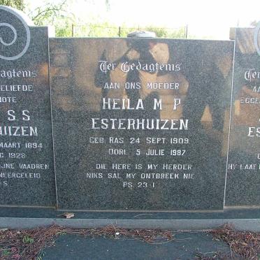 ESTERHUIZEN Heila M.P. nee RAS 1909-1987