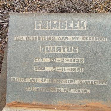GRIMBEEK Quartus 1925-1951
