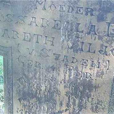 VILJOEN Issabella Elizabeth nee V. STADEN 1854-1918