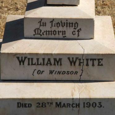 WHITE William -1903