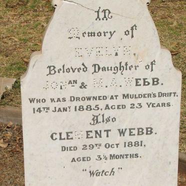 WEBB Evelyn -1885 :: WEBB Clement -1881