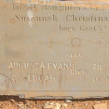 EVANS Augusta -1875 :: EVANS Edgar -1893