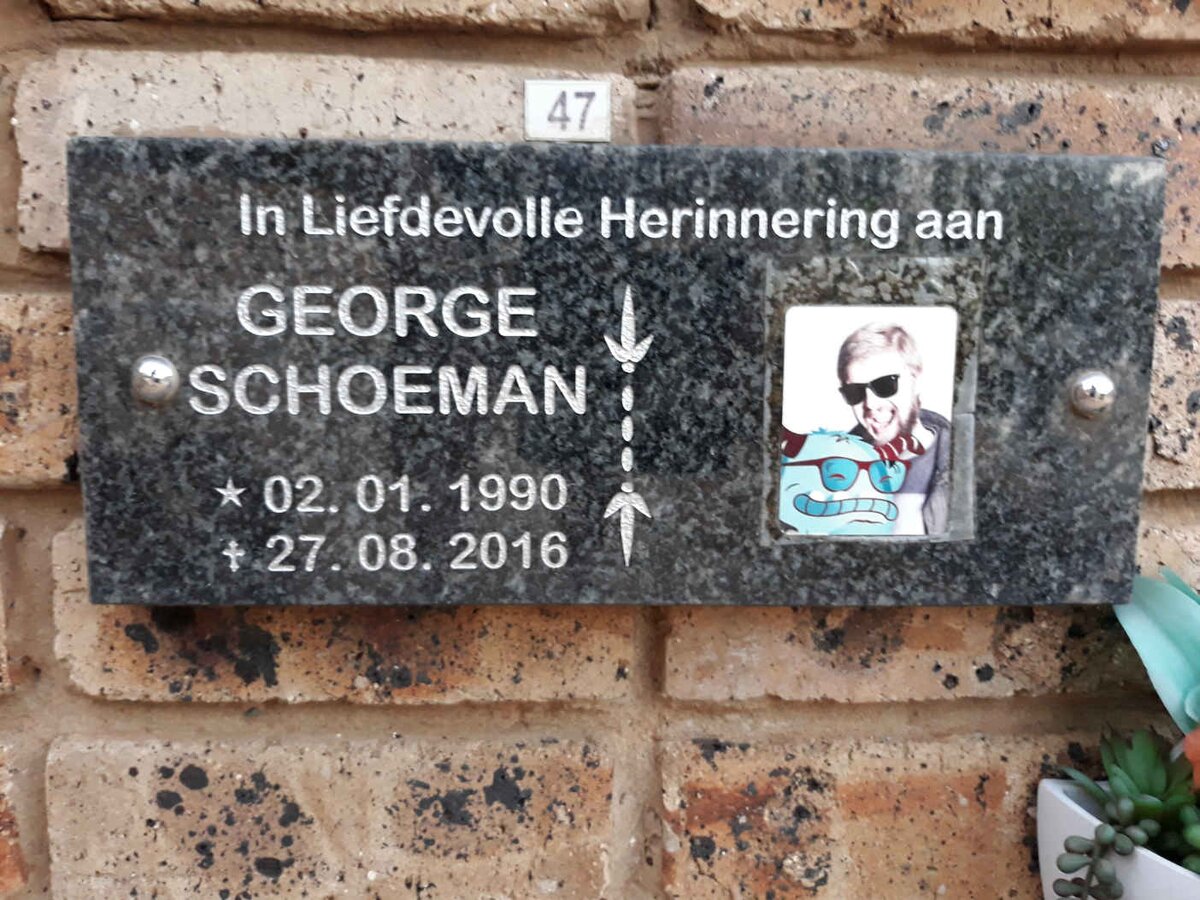 SCHOEMAN George 1990-2016