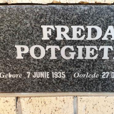 POTGIETER Freda 1935-2018
