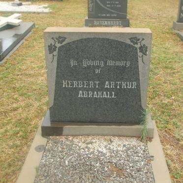ABRAHALL Herbert Arthur