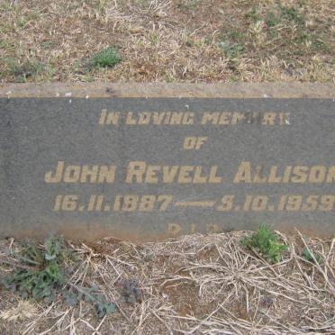 ALLISON John Revell 1887-1959