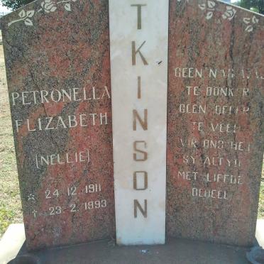 ATKINSON Petronella Elizabeth 1911-1993