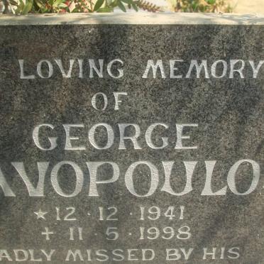 AVOPOULOS George 1941-1998