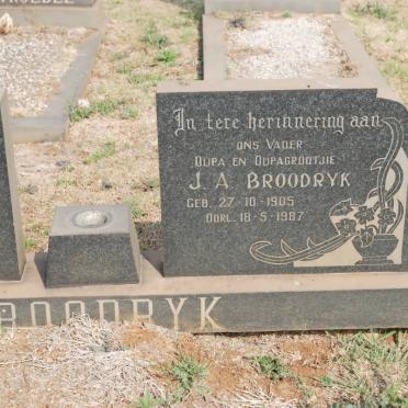 BROODRYK J.A. 1905-1987