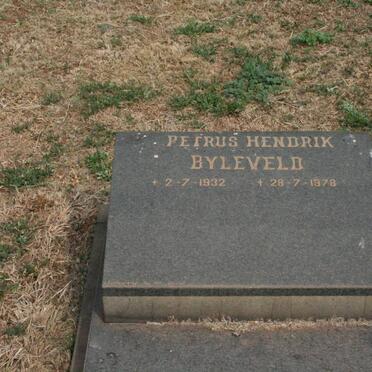BYLEVELD Petrus Hendrik 1932-1978