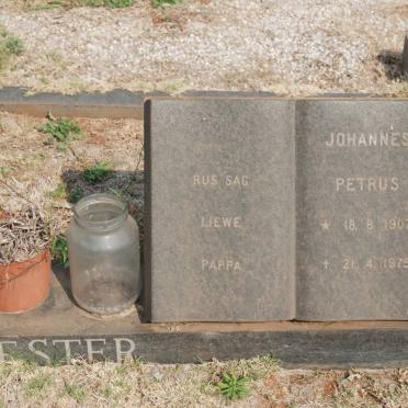 BESTER Johannes Petrus 1907-1975