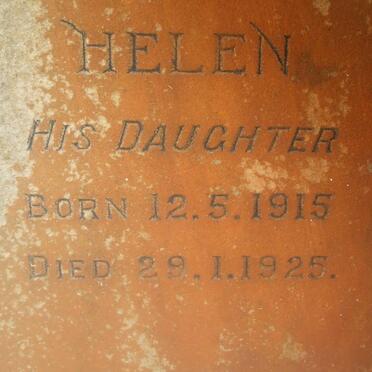 BENNETT Helen 1915-1925