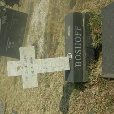 BOSHOFF Hendrik Louis 1944-1996