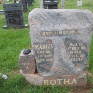 BOTHA Marius 1958-2009