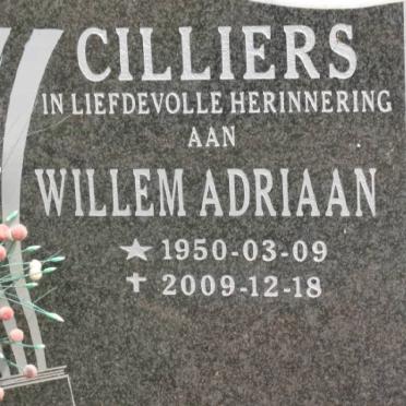 CILLIERS Willem Adriaan 1950-2009