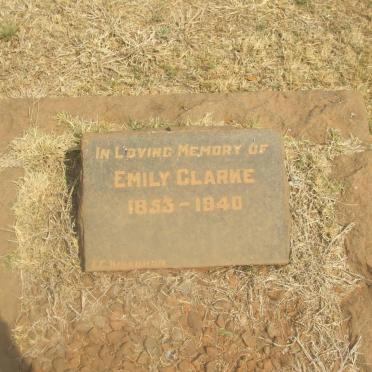 CLARKE Emily 1853-1940