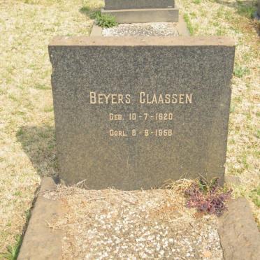 CLAASSEN Beyers 1920-1958