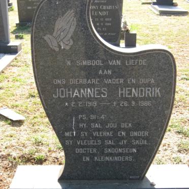 CLOETE Johannes Hendrik 1919-1986