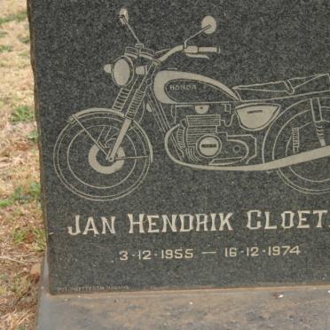 CLOETE Jan Hendrik 1955-1974