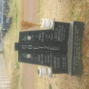 COETZEE Jacobus Lucas 1936-1999