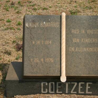 COETZEE Hendrik Bernardus 1914-1975