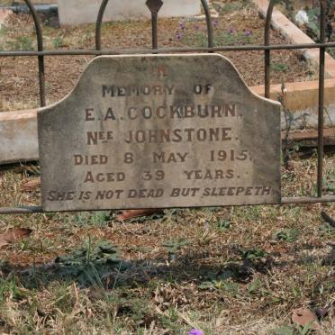 COCKBURN E.A. nee JOHNSTONE -1915