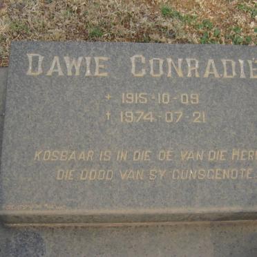 CONRADIE Dawie 1915-1974