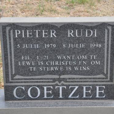 COETZEE Pieter Rudi 1979-1998