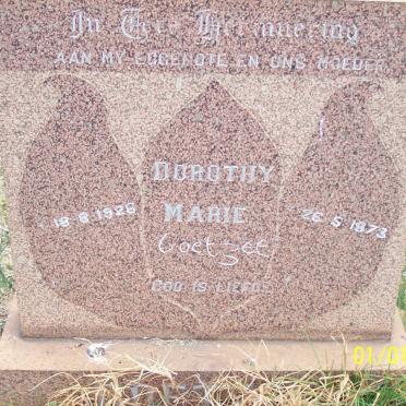 COETZEE Dorothy Marie 1926-1973