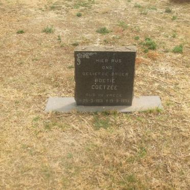 COETZEE Boetie 1931-1994