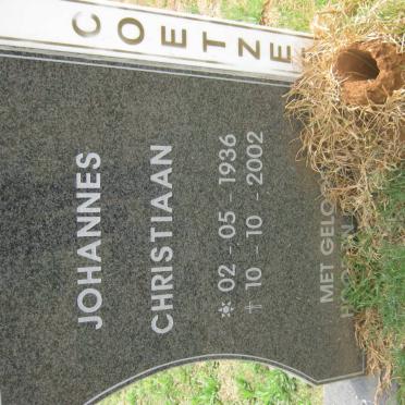 COETZEE Johannes Christiaan 1936-2002