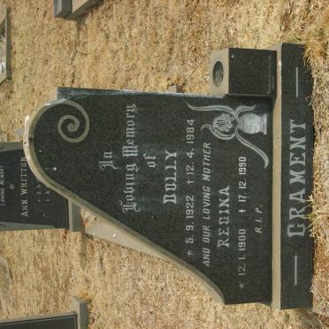 CRAMENT Regina 1900-1990 :: CRAMENT Dolly 1922-1984 