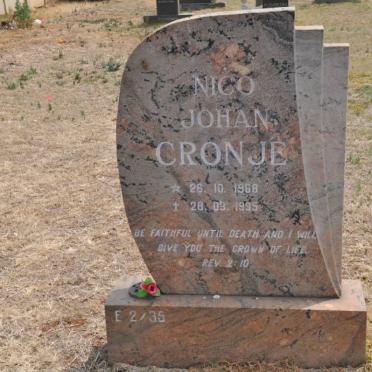 CRONJE Nico Johan 1968-1995