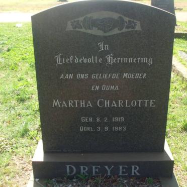 DREYER Martha Charlotte 1919-1983