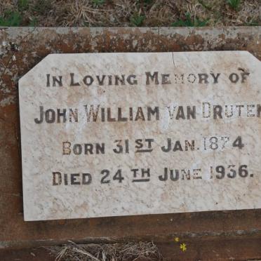 DRUTEN John William, van 1874-1936
