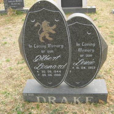 DRAKE Gilbert Leonard 1944-1998 &amp; Lenie 1953-