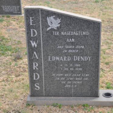 EDWARDS Edward Dendy 1910-1996