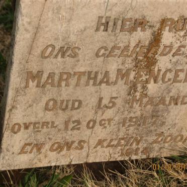 ENGELBRECHT Martha M. -1917