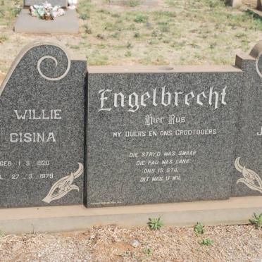 ENGELBRECHT Gert Johannes 1910-1975 &amp; Willie Gisina 1920-1979 