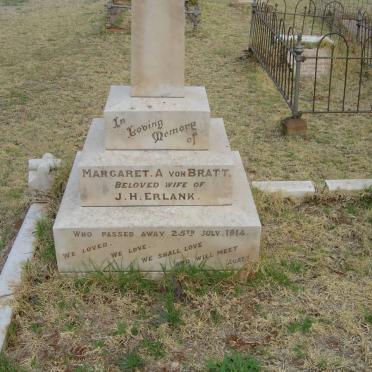 ERLANK Margaret A. nee VON BRATT -1914