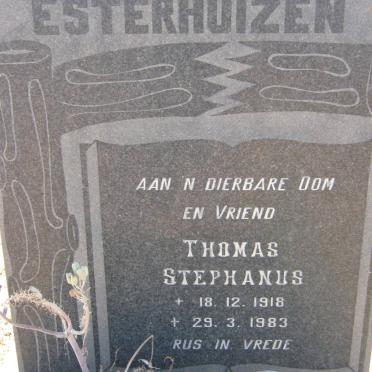 ESTERHUIZEN Thomas Stephanus 1918-1983
