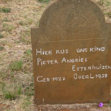 ESTERHUIZEN Pieter Andries 1922-1938